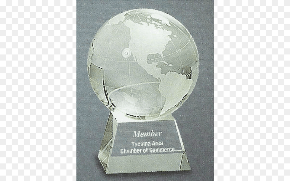 Glass Globe Trophy Globe, Astronomy, Outer Space, Planet, Ball Png Image