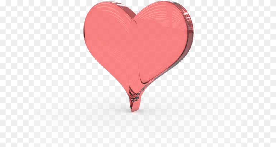 Glass Heart 3d Pink Heart, Balloon Png