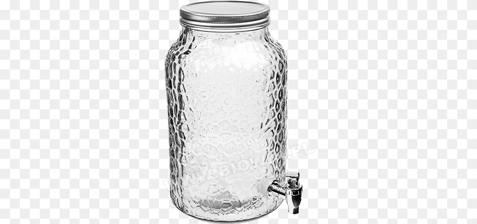 Glass Jar 57 L With Tap Vase, Bottle, Shaker Free Png Download