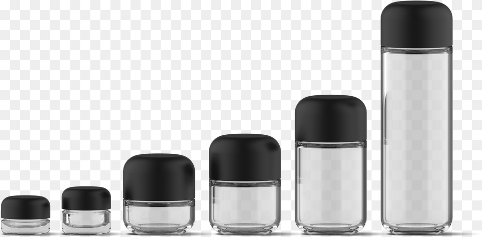 Glass Jar Pollen Gear Jars, Cylinder, Bottle, Cosmetics, Perfume Free Transparent Png