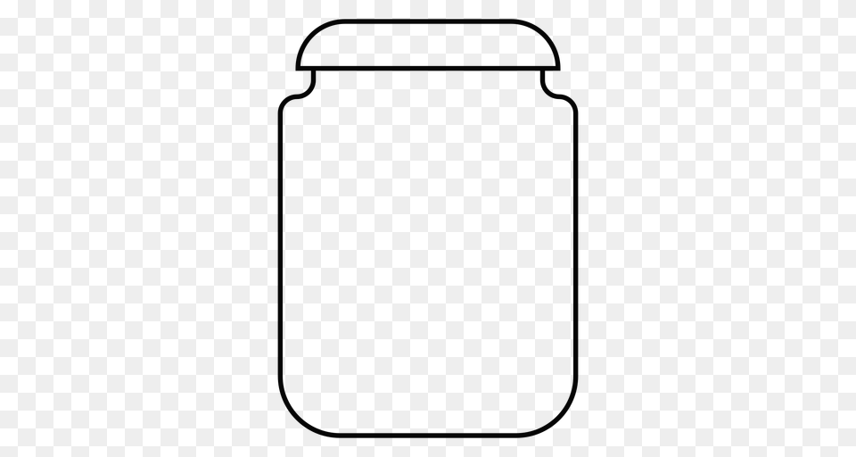 Glass Jar Stroke Icon, Tin, Can Png Image