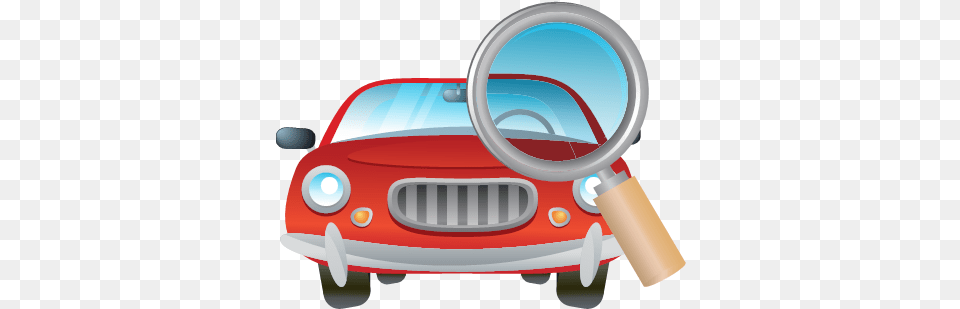 Glass Magnifier Transport Transportation Vehicle Icon Car, Smoke Pipe, Magnifying Png Image