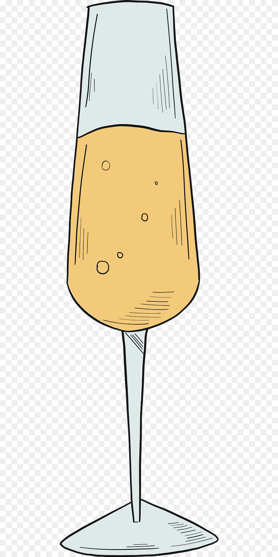 Glass Of Champagne Clipart, Lamp, Lampshade, Table Lamp, Alcohol Free Png Download