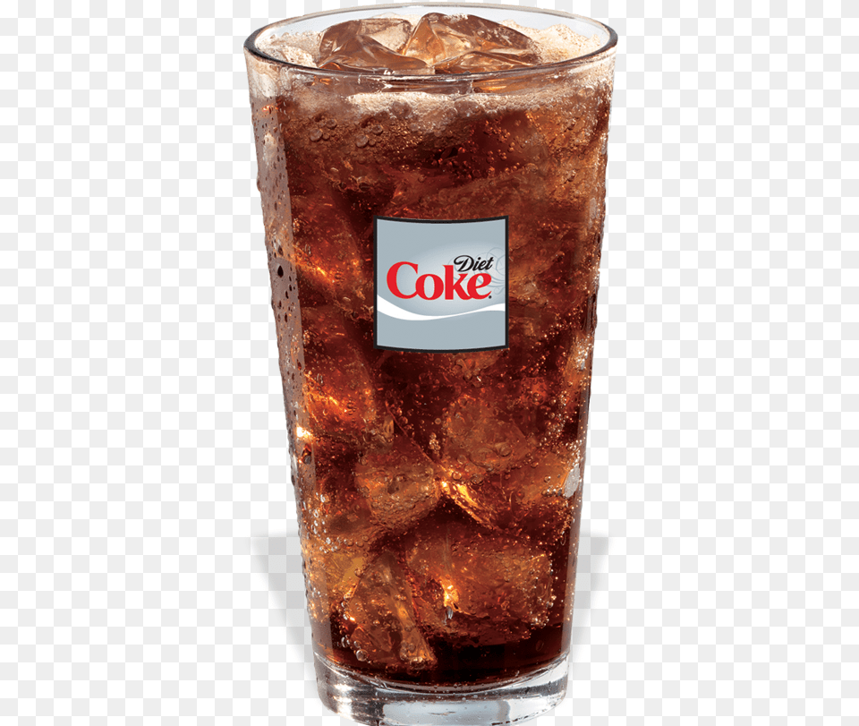 Glass Of Diet Coke, Beverage, Soda, Alcohol, Cocktail Png Image