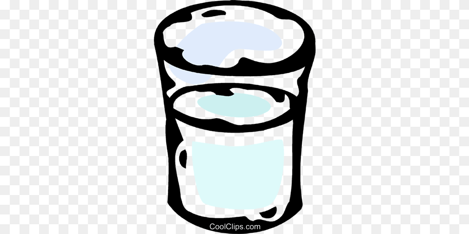Glass Of Milk Royalty Vector Clip Art Illustration, Jar, Lighting, Smoke Pipe Free Transparent Png