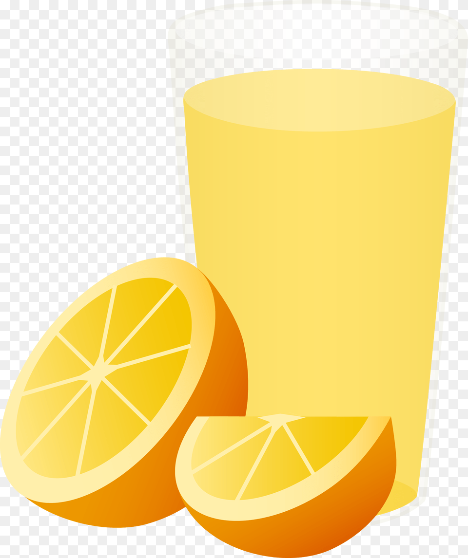 Glass Of Orange Juice With Sliced Fruit, Beverage, Orange Juice, Machine, Wheel Free Png Download