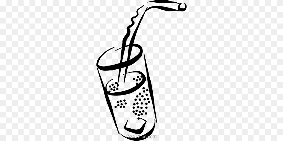 Glass Of Soda Royalty Vector Clip Art Illustration, Smoke Pipe, Beverage, Ammunition, Grenade Png
