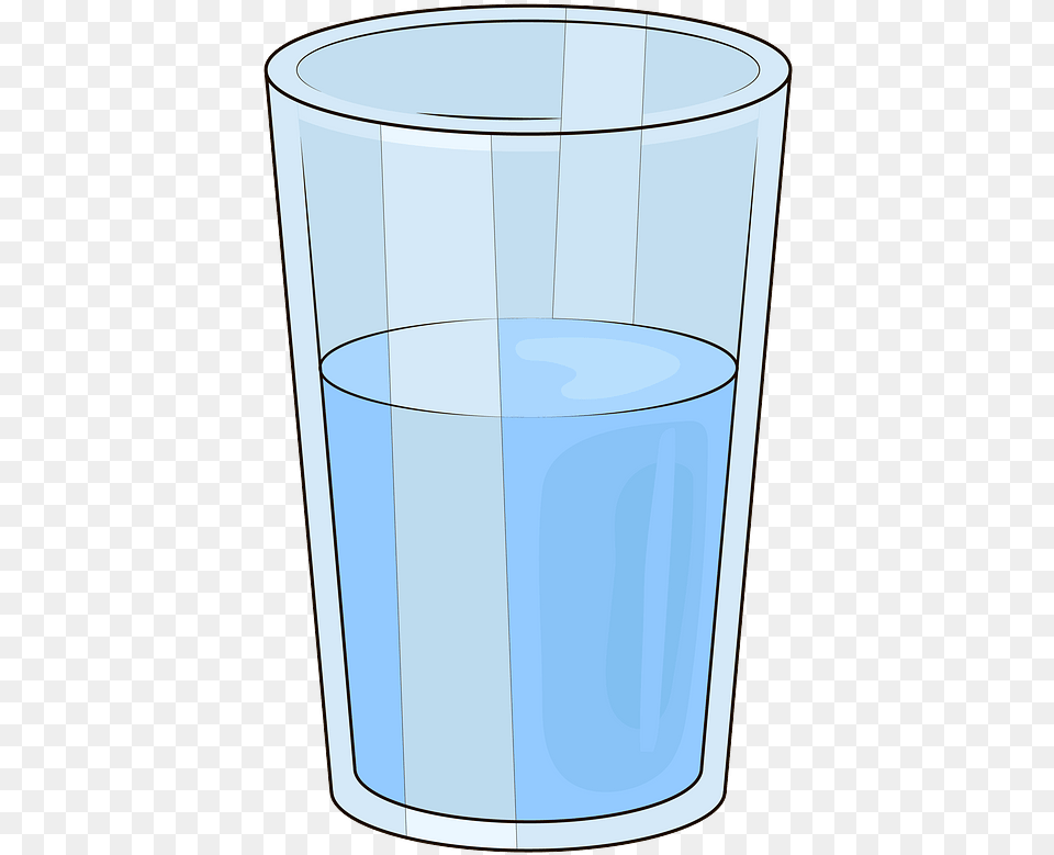 Glass Of Water Clipart Pint Glass, Cup, Hot Tub, Tub, Cylinder Png Image