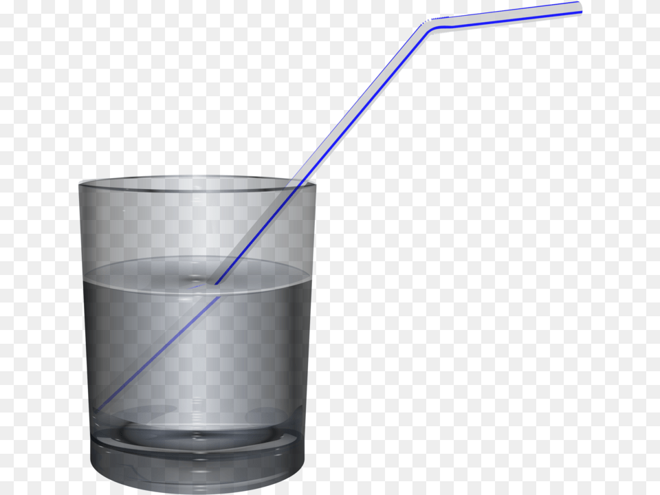 Glass Of Water Clipart The Cliparts Wikiclipart Cup Of Water With Straw, Brush, Device, Tool, Smoke Pipe Png Image