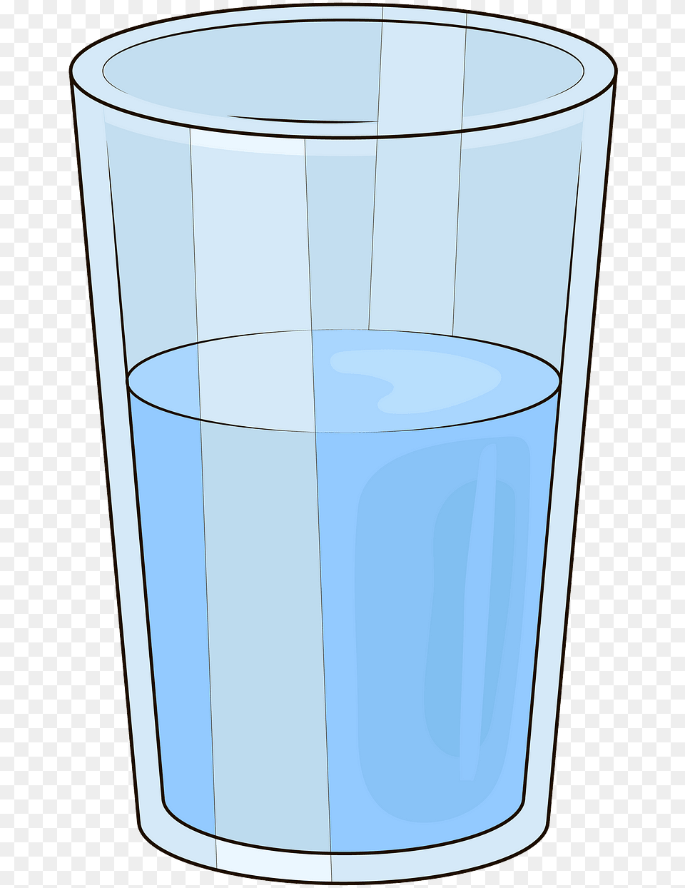Glass Of Water Clipart Tumbler Pint Glass, Cup, Hot Tub, Tub Free Png Download