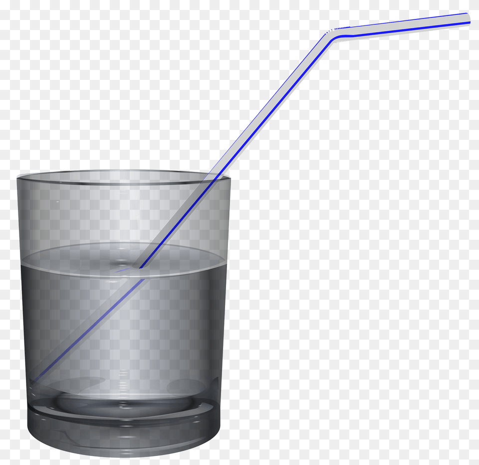 Glass Of Water With A Straw Clipart, Smoke Pipe, Cup, Alcohol, Beverage Free Png