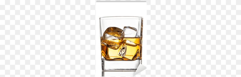 Glass Of Whiskey Isolated On White Background Wall Artland Polka Dot 4 Pc Double Old Fashioned Glass, Alcohol, Beverage, Liquor, Whisky Free Transparent Png