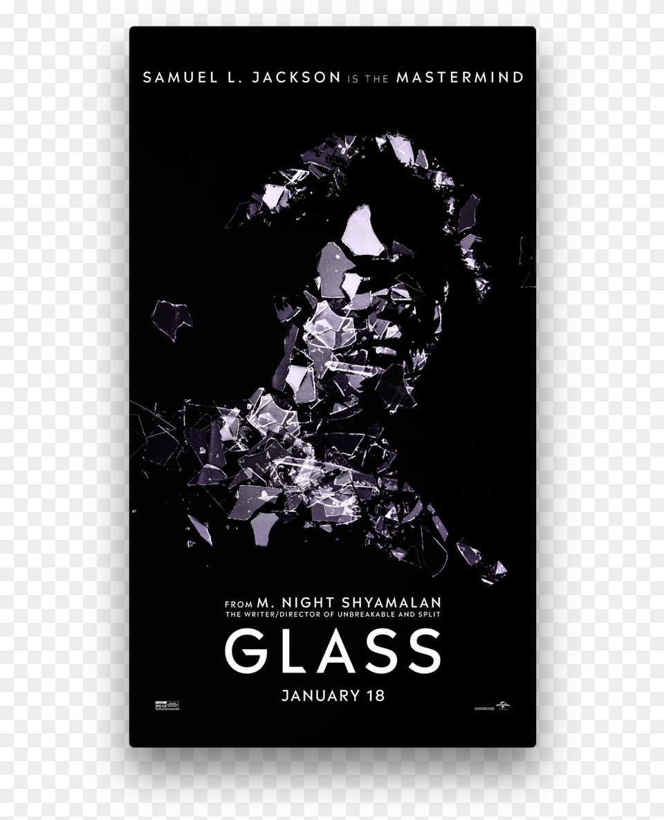 Glass On Twitter Glass Movie Poster, Advertisement, Adult, Male, Man Png Image