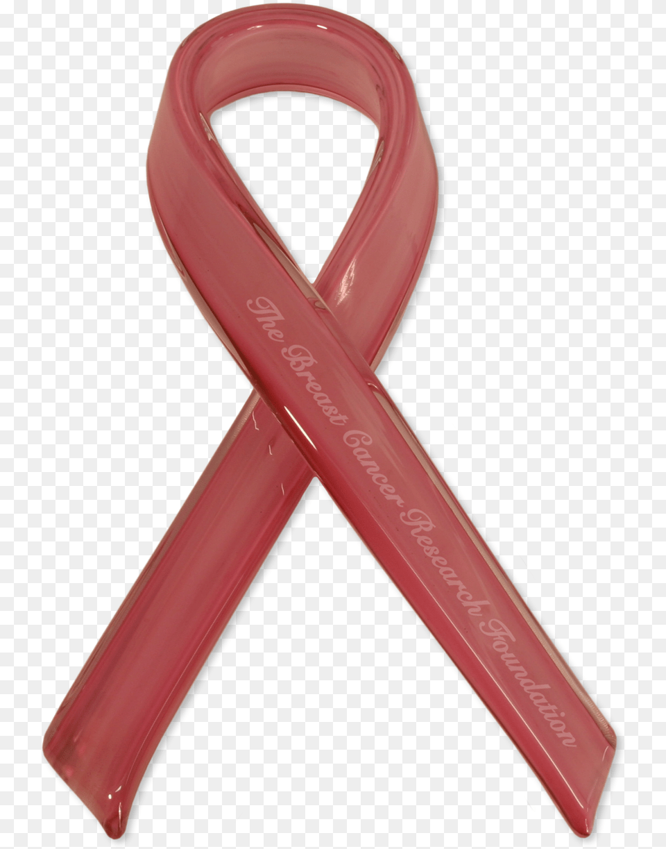 Glass Pink Ribbon Number, Accessories, Blade, Dagger, Knife Free Png Download