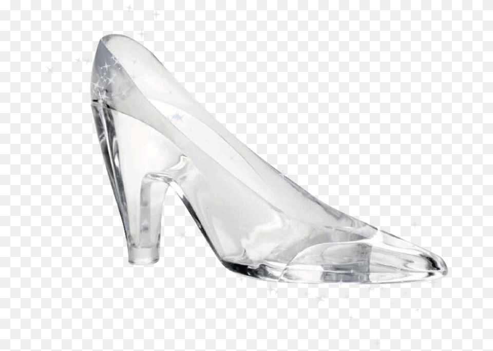 Glass Slipper Glass Slipper Cinderella, Clothing, Footwear, High Heel, Shoe Png