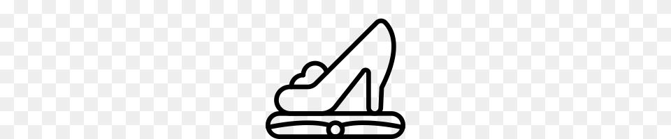 Glass Slipper Icons Noun Project, Gray Free Transparent Png