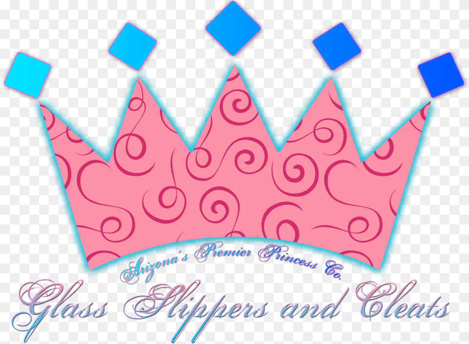 Glass Slippers And Cleats Logo Greeting Card Png Image