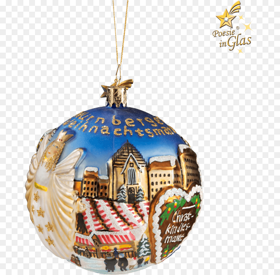 Glass Sphere Christmas Market Nuremberg Locket, Accessories, Pendant Png