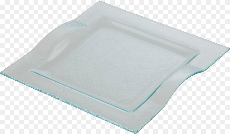 Glass Square Plate Serving Tray, Napkin Png Image
