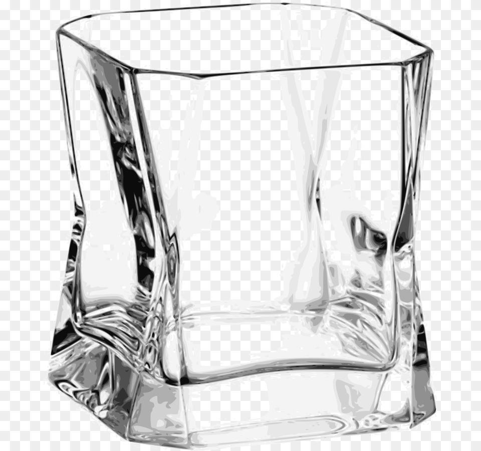 Glass Svg Clip Arts Cibi Double Old Fashion, Jar, Pottery, Vase, Ice Free Png