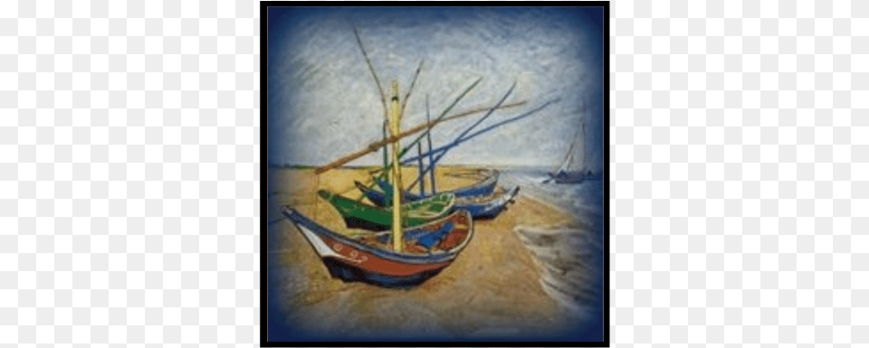 Glass Tattoo Vincent Van Gogh, Art, Vehicle, Transportation, Sailboat Free Png Download