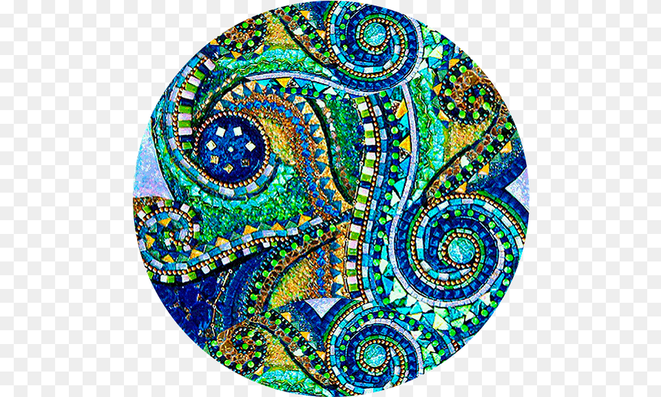 Glass Tile Mosaic Art, Pattern Free Png
