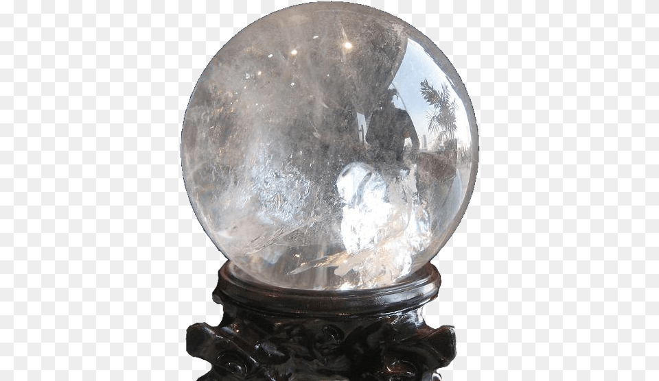 Glassball Lovely Usewithcredit Freetoedit Crystal Ball, Mineral, Quartz, Ice, Adult Free Transparent Png