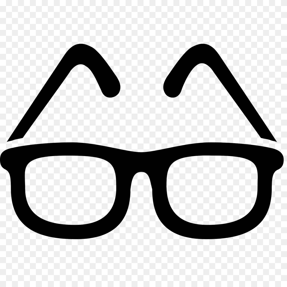Glasses, Gray Free Png