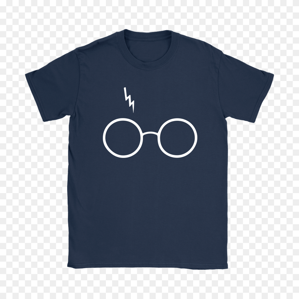 Glasses And Scar Harry Potter Shirts Teeqq Store, Clothing, T-shirt, Accessories Png