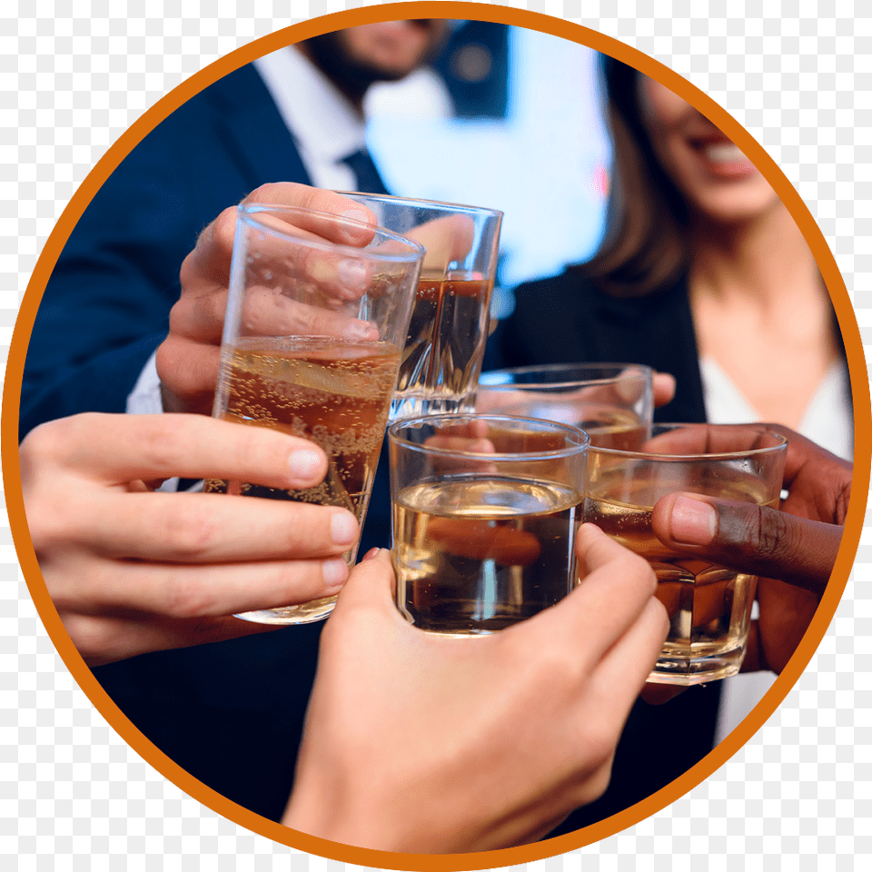 Glasses Being Raised At Corporate Event Boilermaker, Finger, Person, Hand, Glass Png