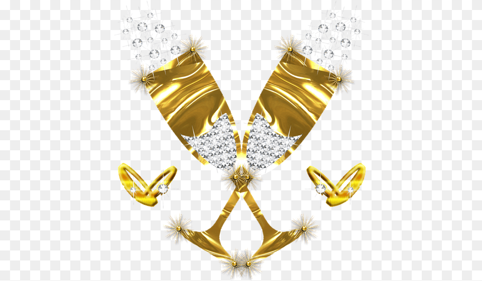 Glasses Champagne On Pixabay Gold Champagne Glass, Accessories, Jewelry, Chandelier, Lamp Png Image