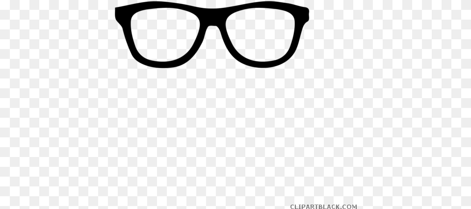Glasses Clipart Nerd, Gray Png Image