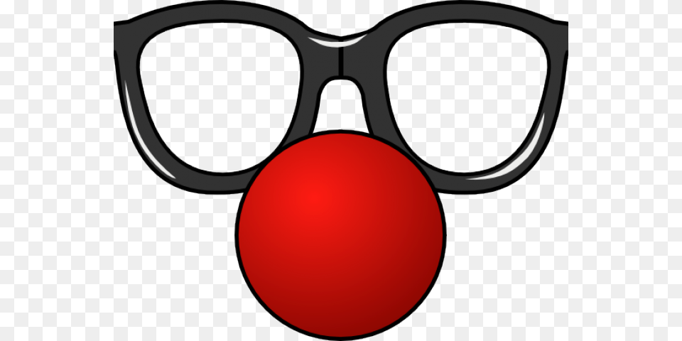 Glasses Clipart Red Clown Glasses And Nose, Accessories, Sunglasses, Sphere Png