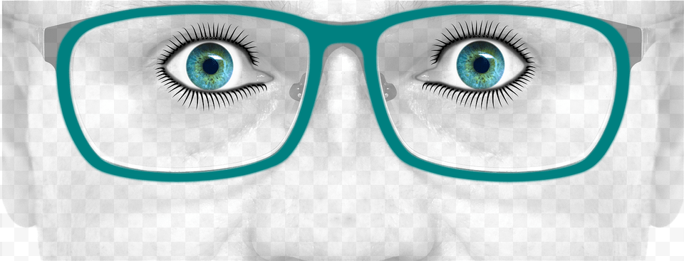 Glasses Eyes See Photo Montage Close Up, Accessories, Face, Head, Person Png