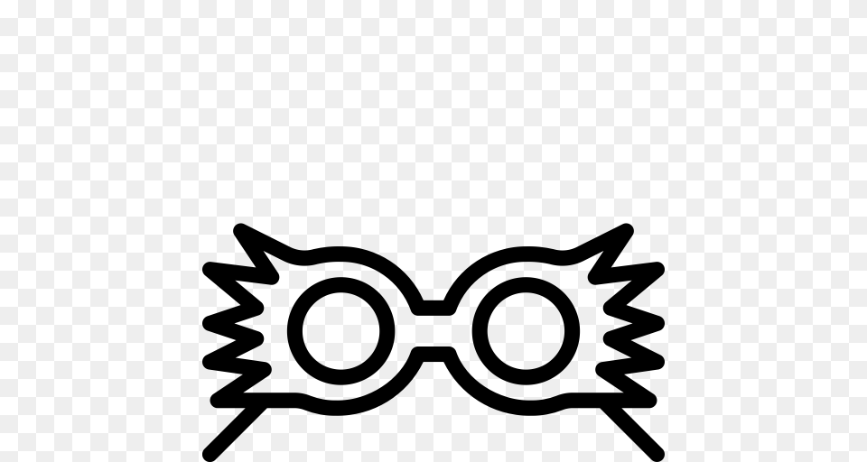 Glasses Harry Outline Potter Spectrespecs Icon, Gray Png Image