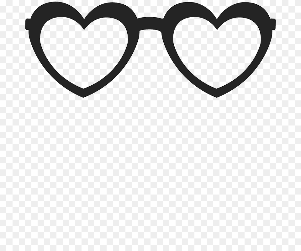 Glasses Heart Cliparts Download Clip Art, Accessories, Stencil Png Image