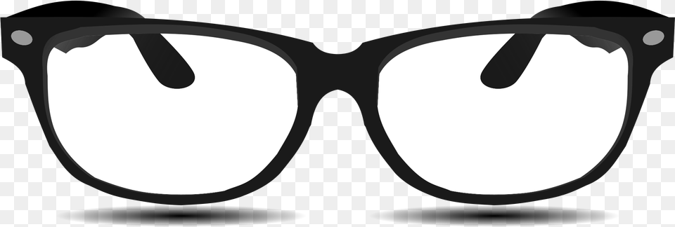 Glasses Nerd Clip Art Thin Frame Wayfarer Glasses, Accessories, Sunglasses Free Png Download