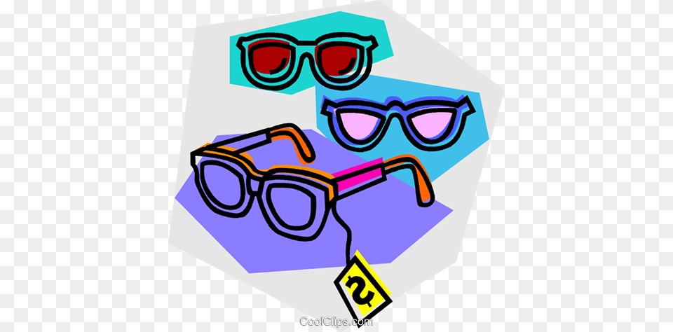 Glasses On Sale Royalty Vector Clip Art Illustration, Accessories, Goggles, Sunglasses, Person Png