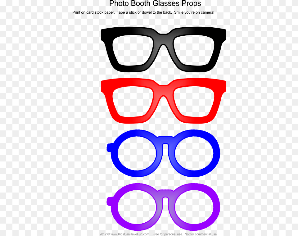 Glasses Photo Booth Props Props Stick, Accessories, Sunglasses, Light, Goggles Free Png