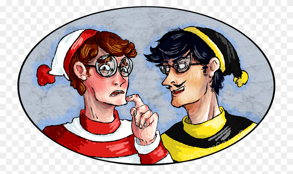 Glasses Where S Wally Odlaw Fan Art Illustration Wally Odlaw, Adult, Publication, Book, Comics Free Transparent Png