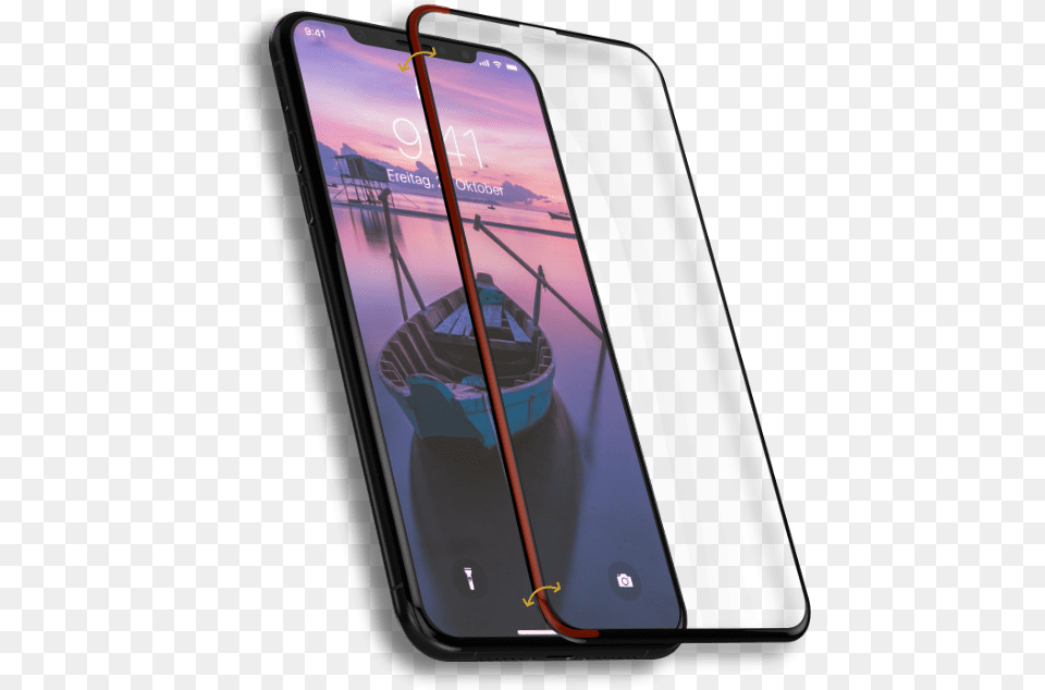 Glaz Screen Protector Hybrid The Iphone X Bulletproof Glass Displayschutz Iphonexs, Electronics, Mobile Phone, Phone, Boat Free Png