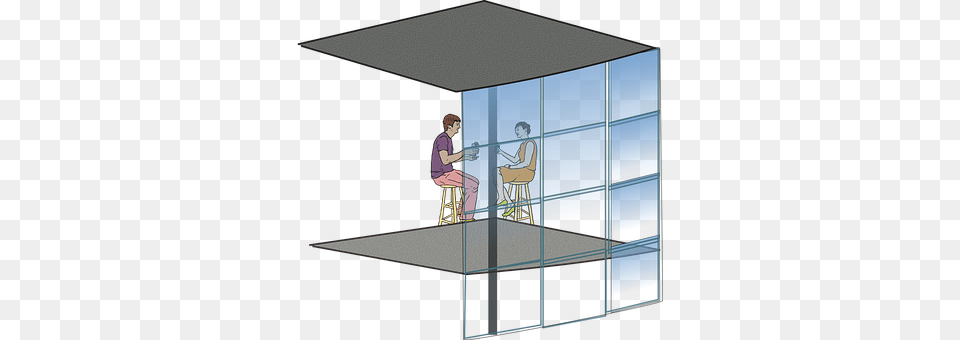 Glazed Bus Stop, Outdoors, Person, Boy Png