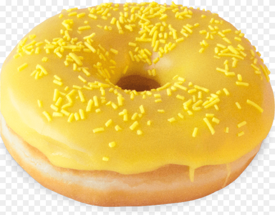 Glazed Donut Yellow Donuts, Food, Sweets, Bread Free Png Download