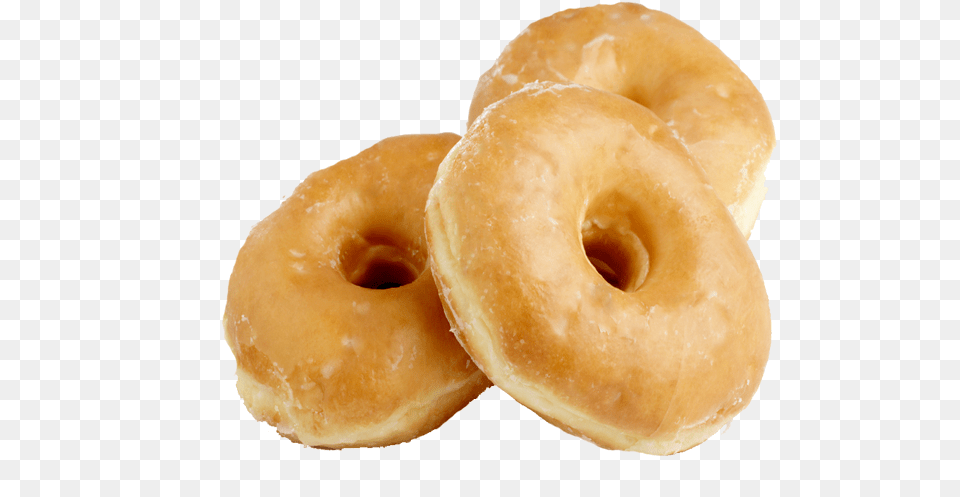 Glazed Donuts, Bread, Food, Sweets, Bagel Png Image