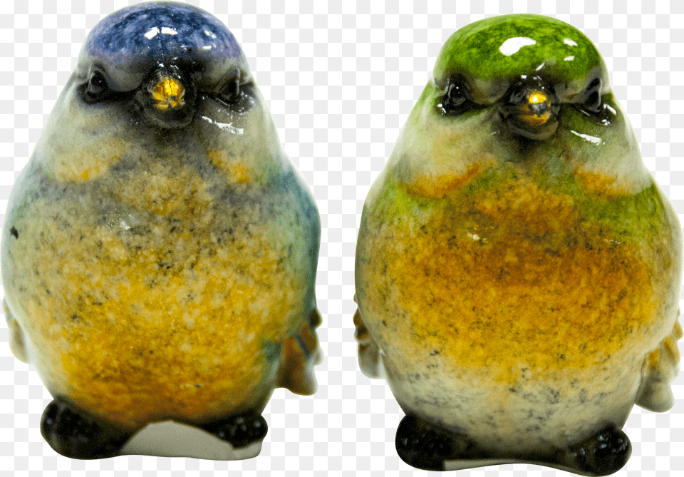 Glazed Twin Baby Birds Glazed Twin Baby Birds, Figurine, Animal, Bird, Pottery Free Png