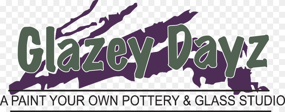 Glazeydayz Logo2 3 Edited Poster, Purple, Text Free Png Download