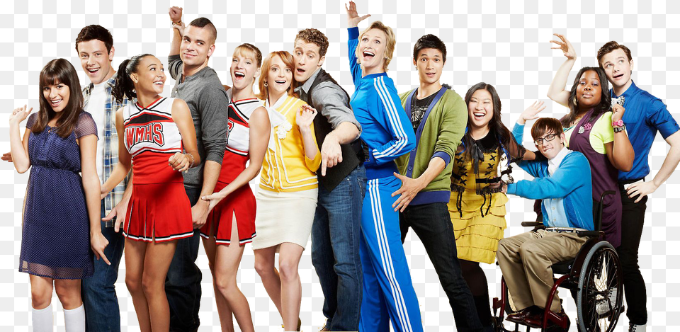Glee Cast Hot List By Wakagleek D4q2l5k Cast Glee, Adult, Skirt, Person, Woman Free Png Download