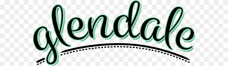 Glendale Geofilter Graphics, Green, Text Png Image