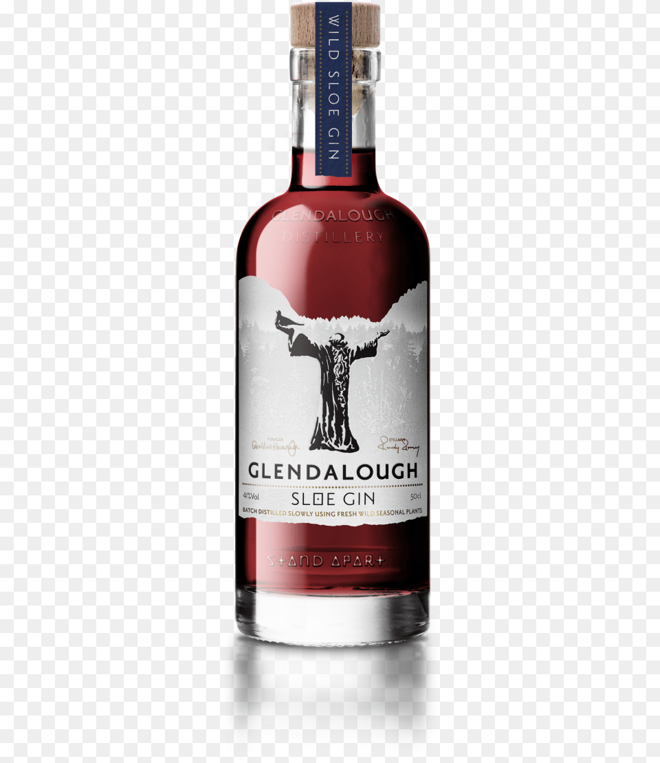 Glendalough Sloe Gin, Alcohol, Beverage, Liquor, Person Free Png Download