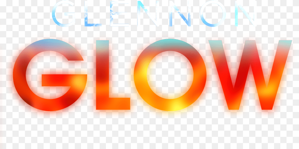 Glennon Glow Fire Ice Logo Circle, Lighting, Light, Disk, Text Png Image